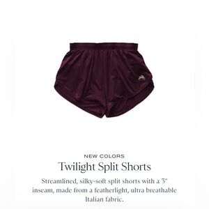 Tracksmith Twilight Split Shorts